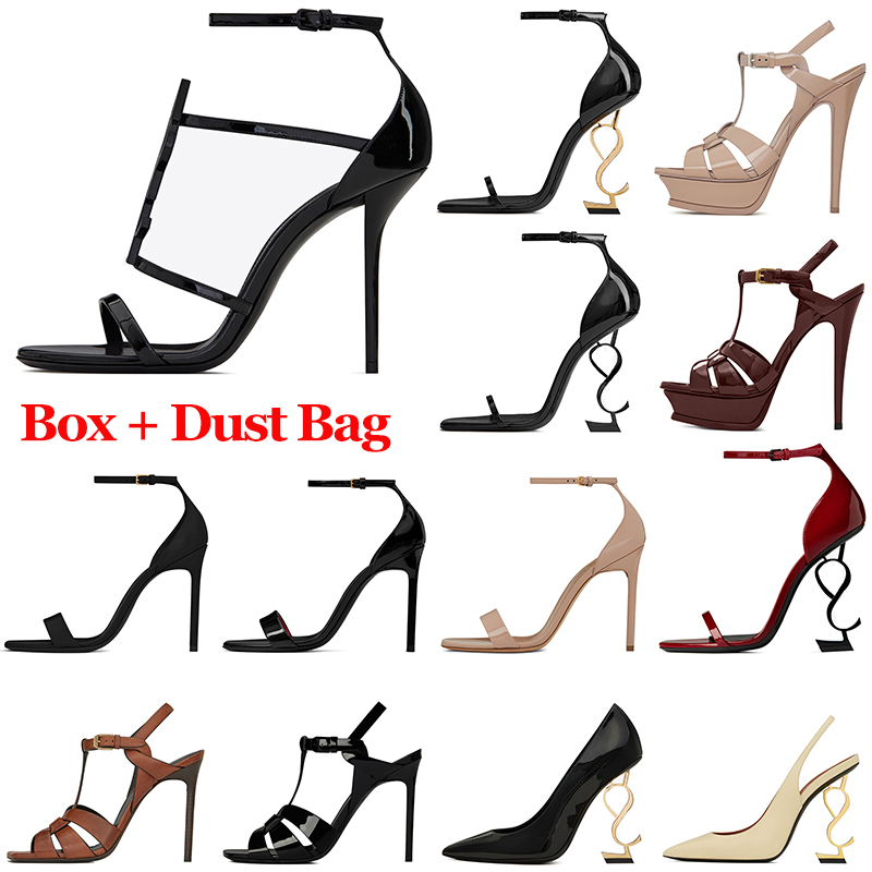 

women luxury dress shoes designer high heels sandals opyum pumps stiletto heel leather suede open toes party wedding office woman sneakers with box, Item #1