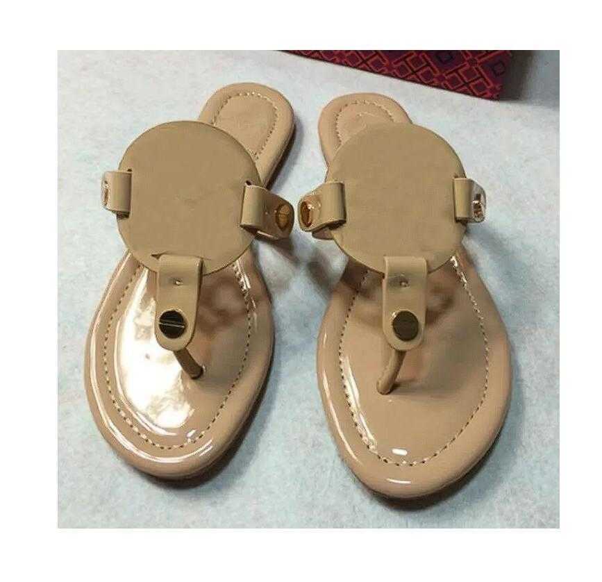 

Womens Summer Sandals Beach Slide Slippers Skin Leather Flip Flops Sexy Heels Ladies Fashion Designs Scuffs Beach Shoes 35-43, Gold lizhiwen