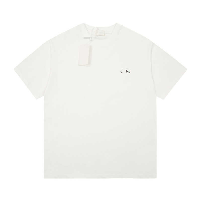 

designer's new men's women's short sleeved sportswear set Correct Version Luxury Classic Basic Solid Small Letter Print and OS Loose Short Sleeve T-Shirt, Black