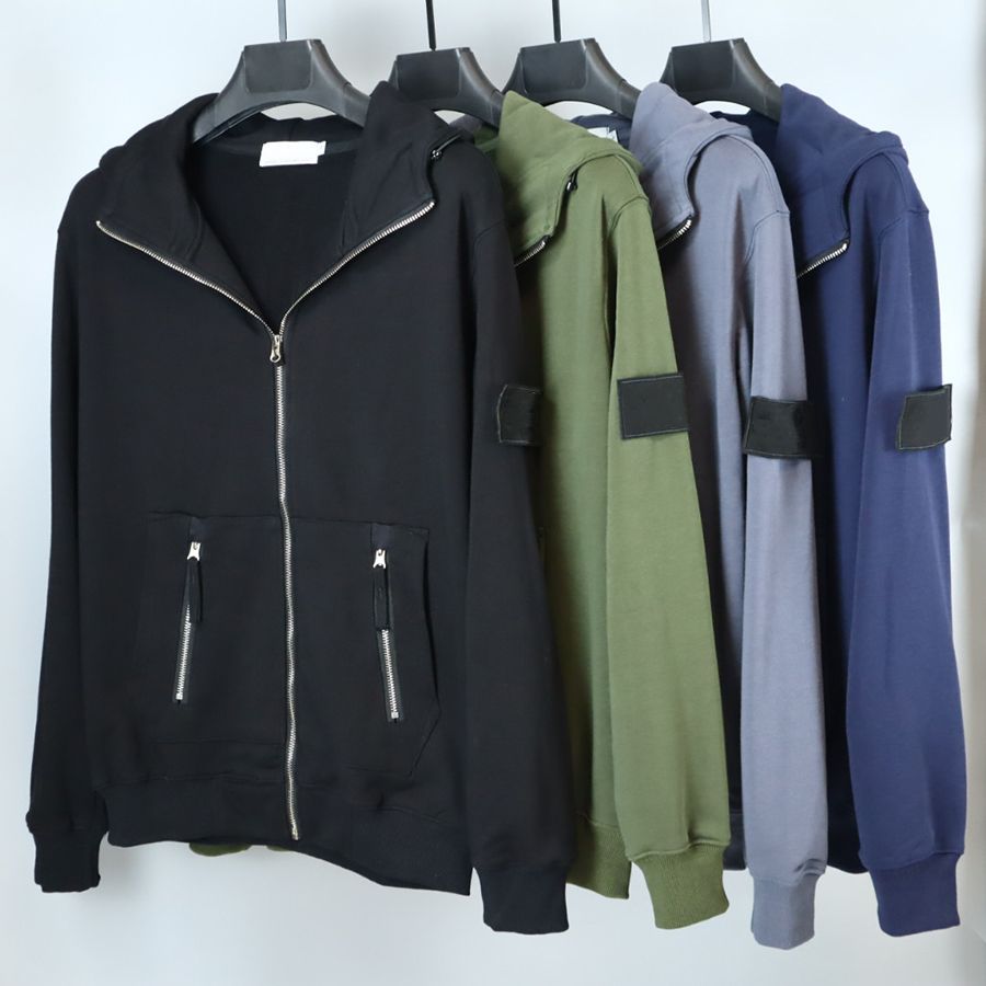

Mens Fashion Cardigan Hoodies Womens Casual Loose Sweatshirts Stylish Pattern Hoodie Classic Print Long Sleeve Men Street Style Sweatshirt stone, Green