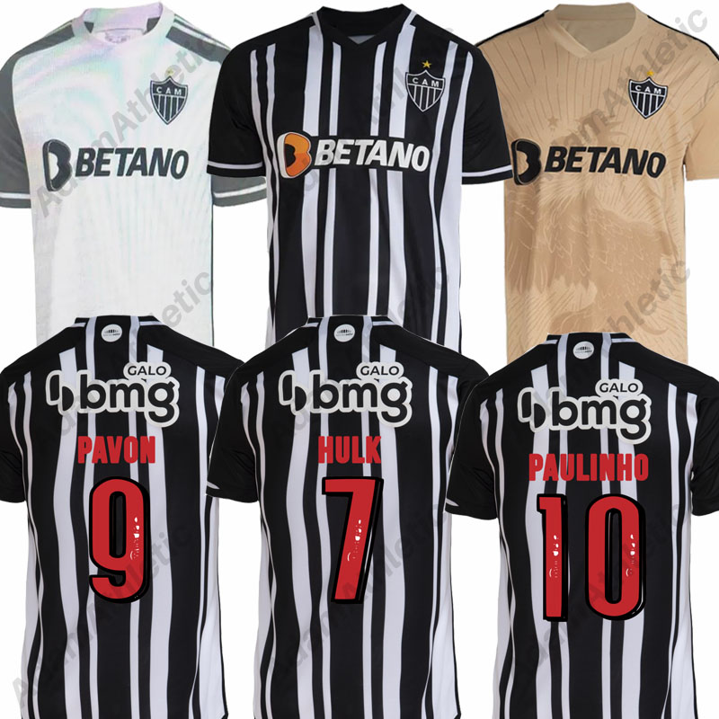

Atletico Mineiro soccer jerseys 2023 2024 PAVON PAULINHO G.ARANA Atletico Mineiro football shirts M.ZARACHO PEDRINHO camisa do galo 23 24, 23-24 away+libertadores