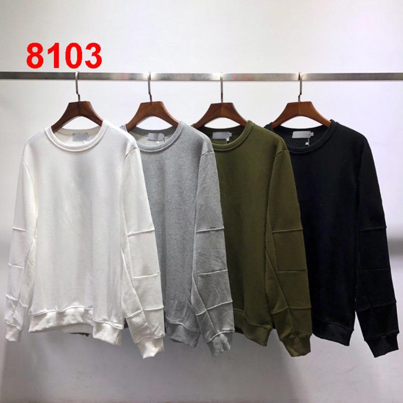 

mens hoodie sweatshirt italy Fashion Autumn Winter couple Long Sleeve Hoodie Hip Hop Sweatshirts Shining print 8103 S-2XL 4 color stone, Black