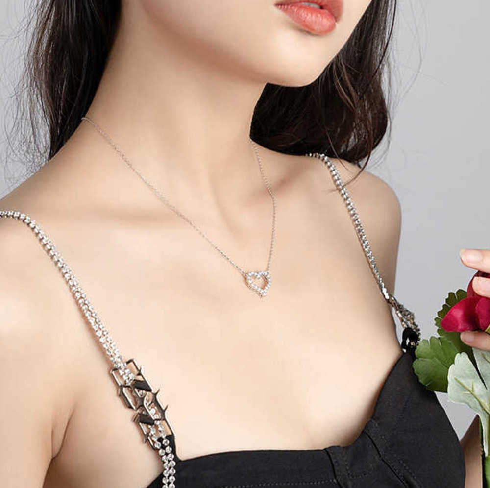 

Womens Mens Love Bracelet Necklace Big Heart Designer Jewelry Sets Birthday Christmas Gift 925 Silver Necklaces Bracelets Wedding Statement Jewelry