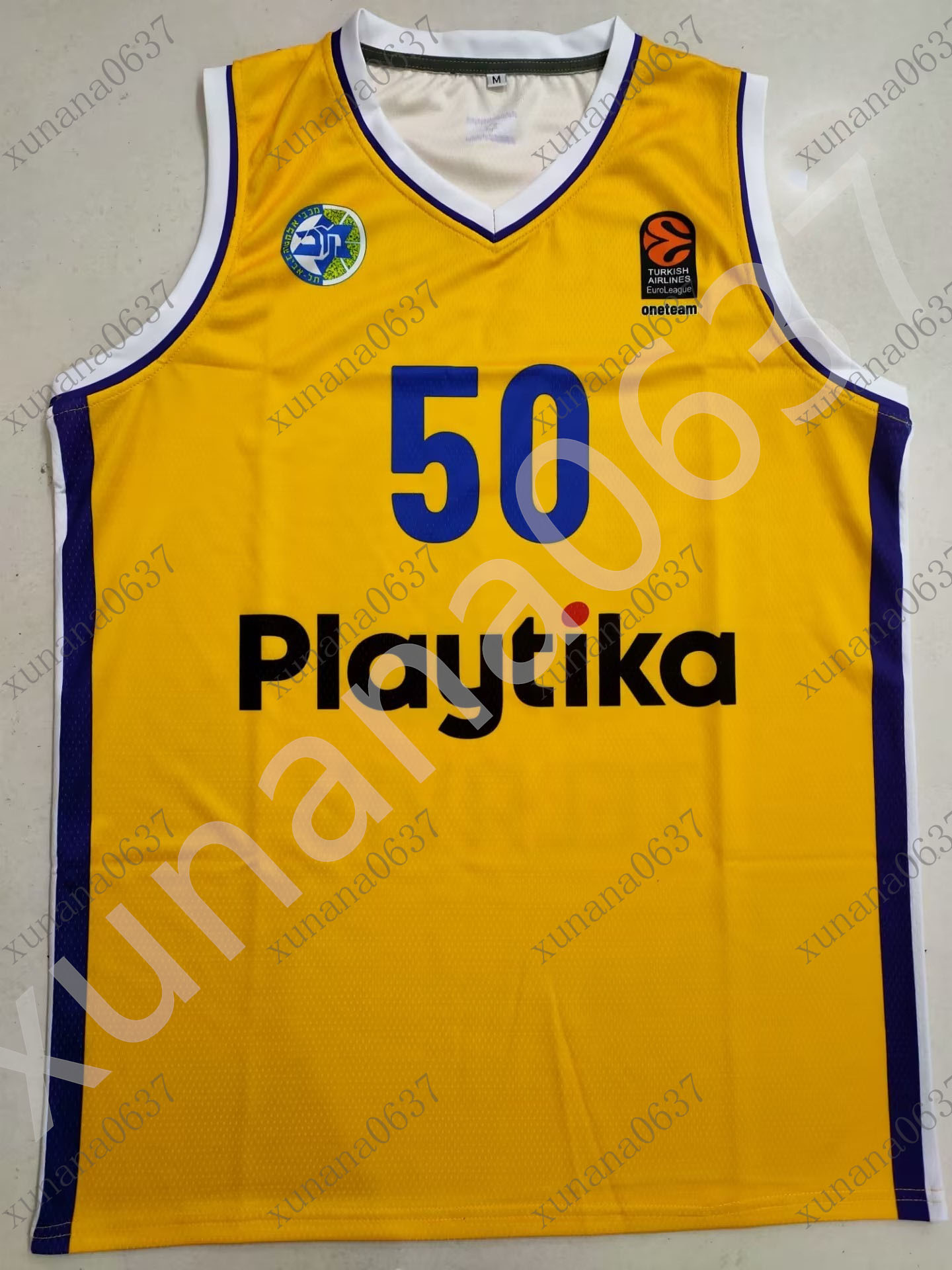 

Basketball Jersey Maccabi Playtika Tel Aviv BONZIE COLSON 2022-023 European Season Adult Personalizable, Special consultation