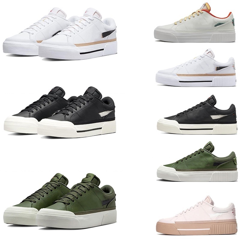 2024 designer Back to School Court Legacy SLP WMNS Lift Student Shoes Series Low Top Classic All Match Leisure Sports Men and Women Small White S-image-919352300