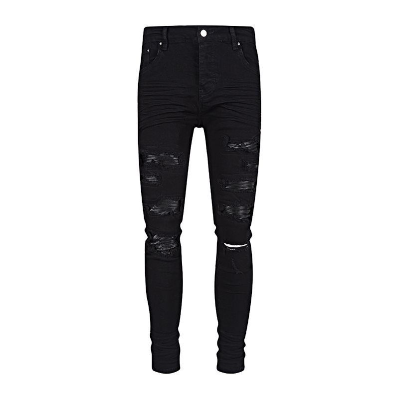 

Mens Jeans 2023 Designer Pants Ripped High jeans men's embroidered pants fashion hole top selling zipper am~ri AM~bin~IRI bin6 68CL, 12