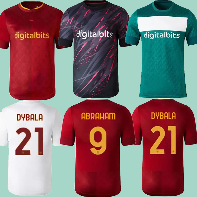 

22 23 SOCCER JERSEYS DYBALA roma home belotti CELIK Pellegrini Abraham 2022 2023 Wijnaldum Zaniolo MANCINI KUMBULLA men 2023 FOOTBALL EL SHAARAWY Uniform, Orange
