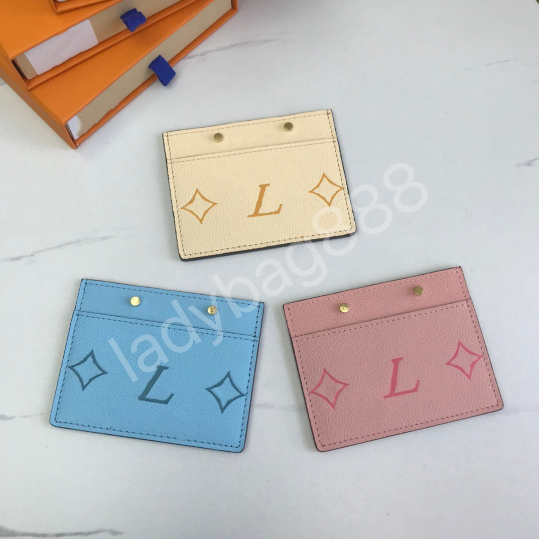 

Luxury brand wallet for men and women card holders with soft grain leather., Blue