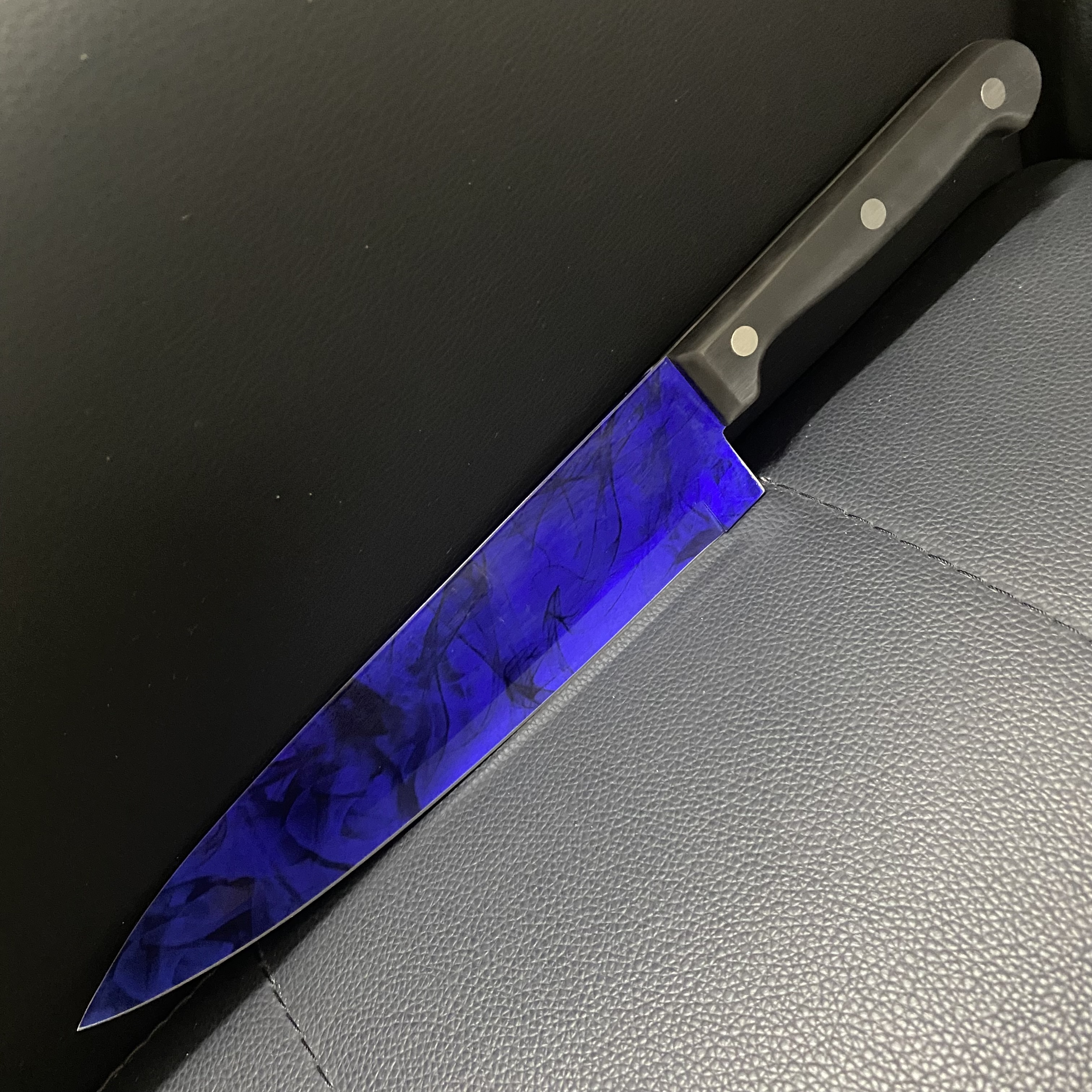 15&quot; Inch Chef Knifes CSGO skins real knife Vegetable Meat Kitchen Knives 440C Stainless Steel Meat Cleaver Slicer Sharp Blade fruit pineappl-image-857354766