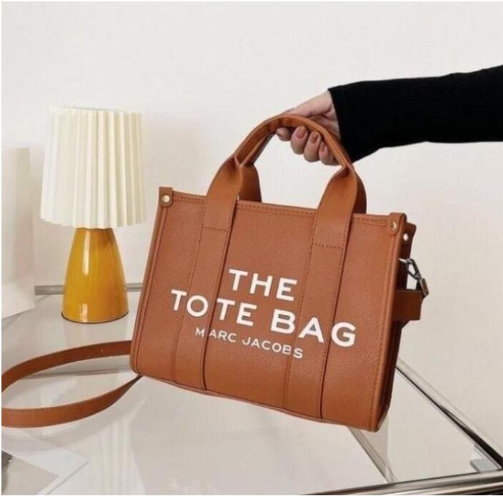 

Totes Bag Marc Tote Bag Large Handbag Shoulder Bags Women Designer Fashion Clutch Casual Canvas Handbags Summer Ladies Crossbody Letter Printing Purse Totebag M023, No bag