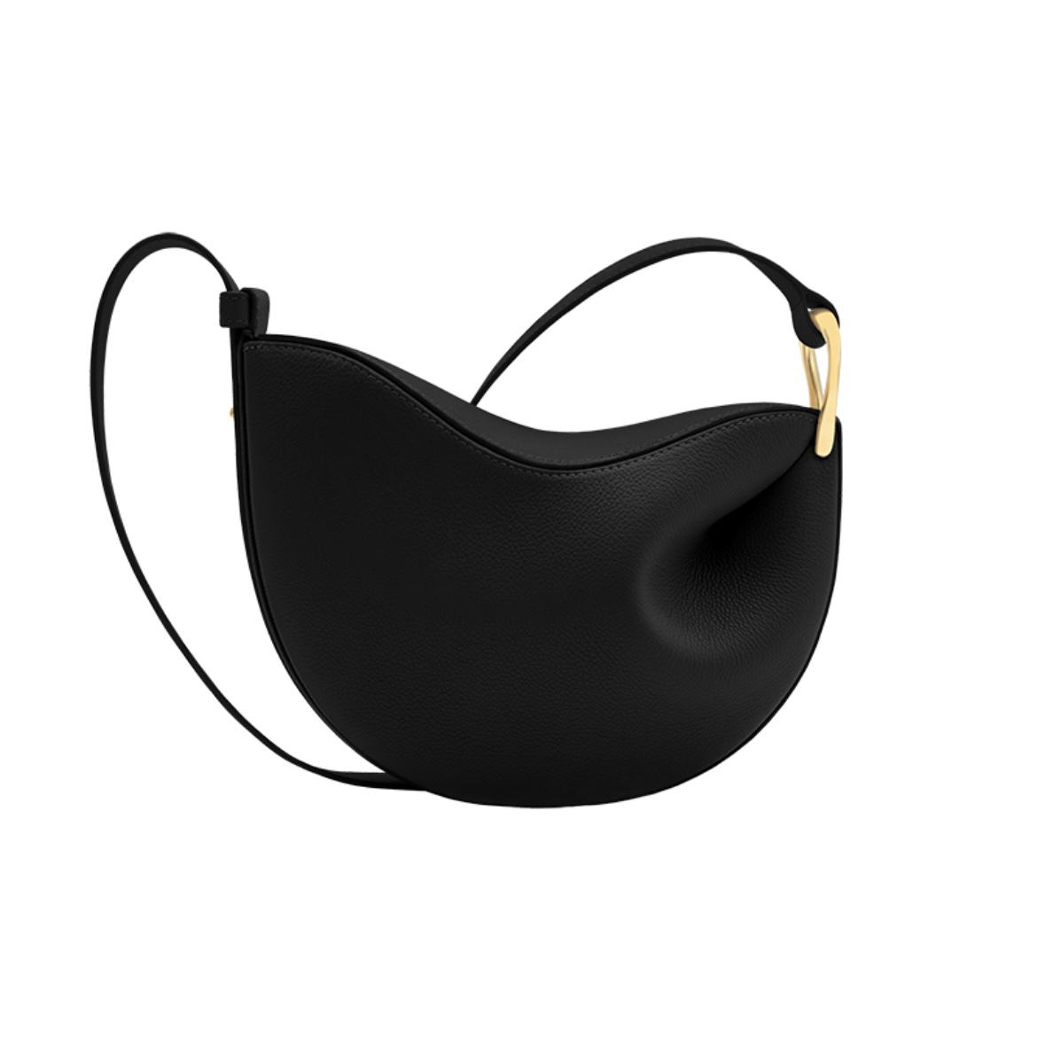 sac de créateur sac demi-lune en cuir de vache pur sac à bandoulière style Numero sac de raviolis sac pour femme à la mode et classique qualité s
