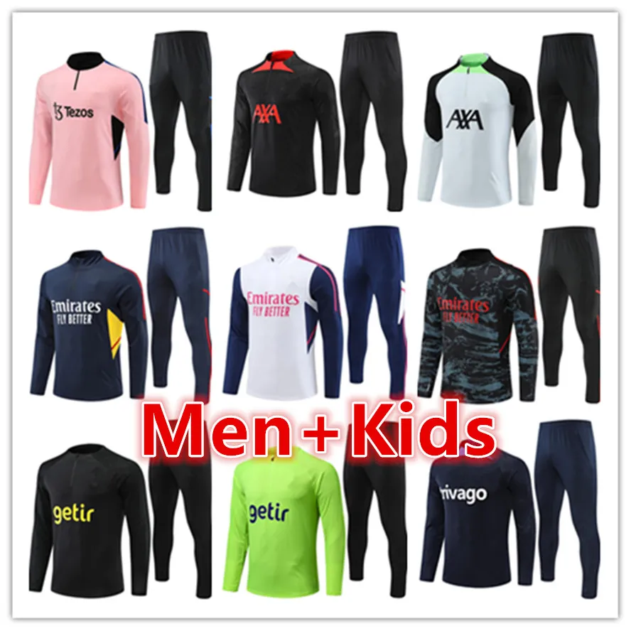 

22 23 mens kids tracksuits football training suit jerseys set 2022 2023 men soccer tracksuit jacket jogging kit chandal futbol survetement foot sets, 11