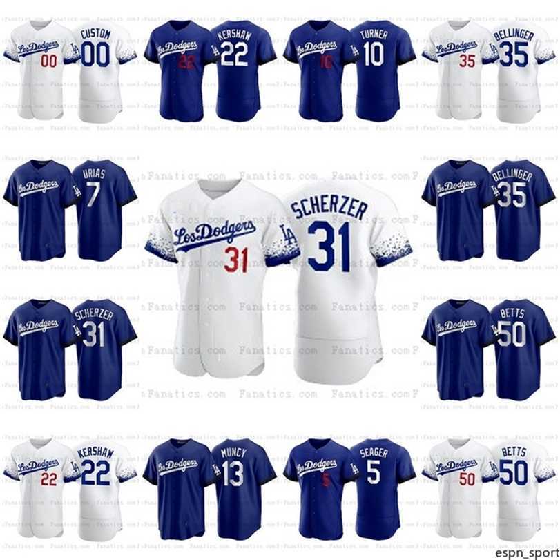 

Jay Vin College Baseball Wears LA 50 Mookie Betts Dodgers Jersey 2022 City Connect Royal Freddie Freeman Trea Turner 35 Cody Bellinger Clayton Kersh, 2021 connect city /youth cool base