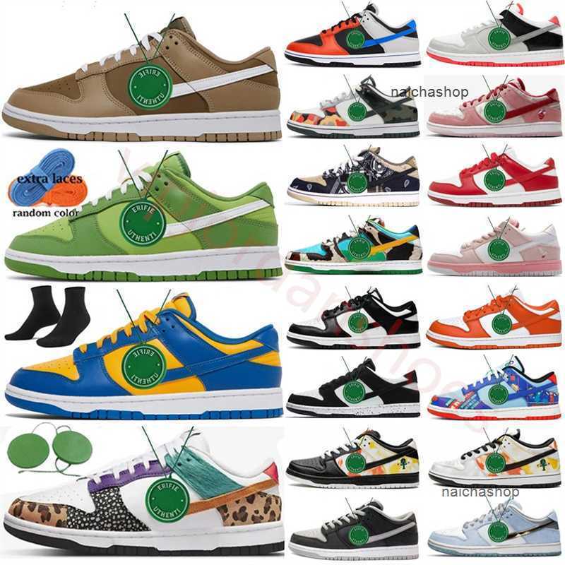 

Jorden Jordon low dunksb retro panda off unc running shoes designer men women sneakers triple pink chicago cool grey fog GAI team pink green syracuse, Color # 20