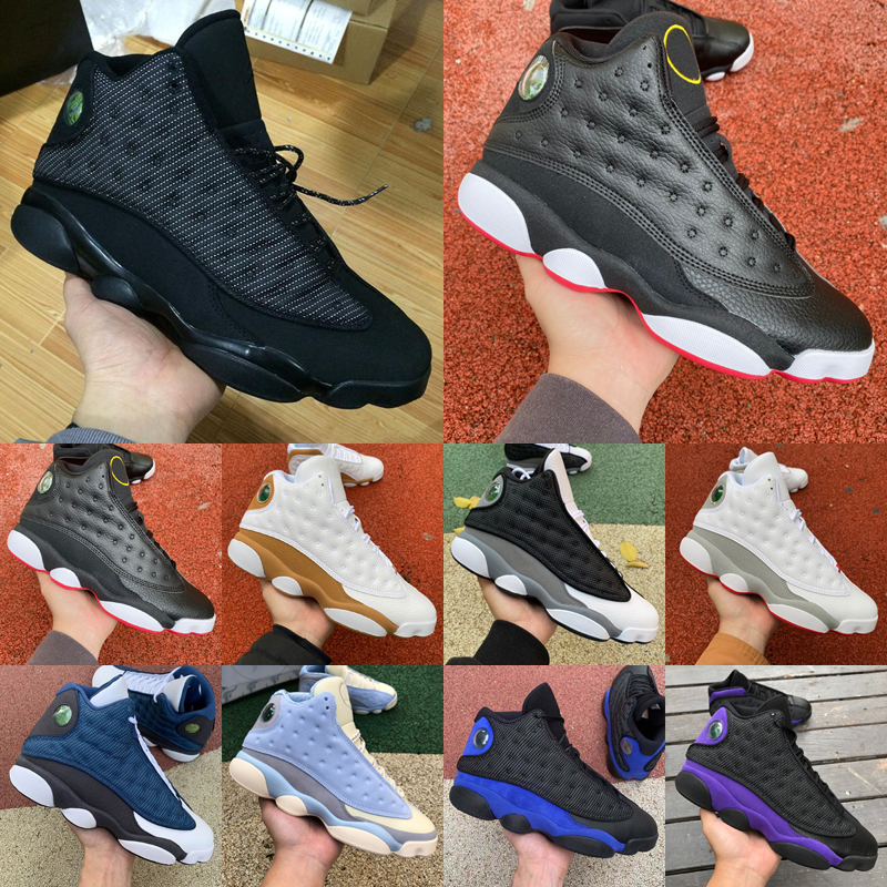 

Basketball Shoes Jumpman 13 Black Flint 13s XIII Solefly Cool Wolf Grey Playoffs Brave Blue Obsidian Del Sol Hyper Royal French Blue Outdoor Sports Sneakers Trainer, As photo 25