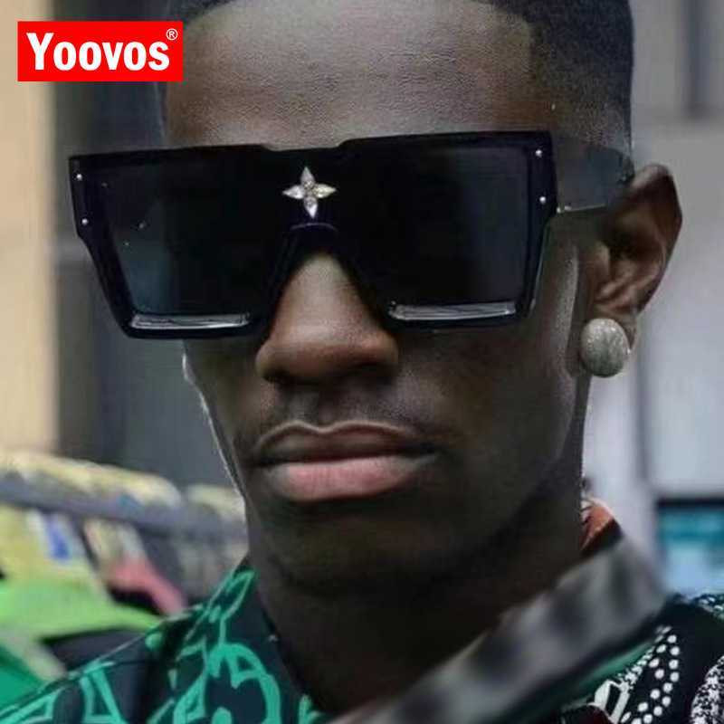 

Sunglass Yoovos Square Sunglasses Men Brand Designer Eyewear Men/women Vintage Mirror Glasses Men Vintage Gafas De Sol Para Hombre