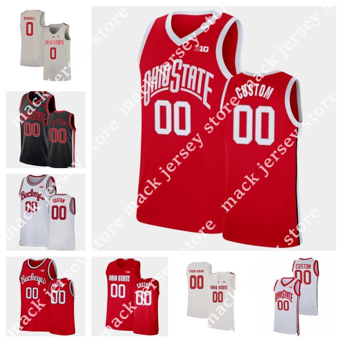 

Isaac Likekele Brice Sensabaugh Ohio State Basketball Jersey Custom Stitched Sean McNeil Felix Okpara Owen Spencer Bruce Thornton Ohio State Buckeyes jerseys, 2022 scarlet