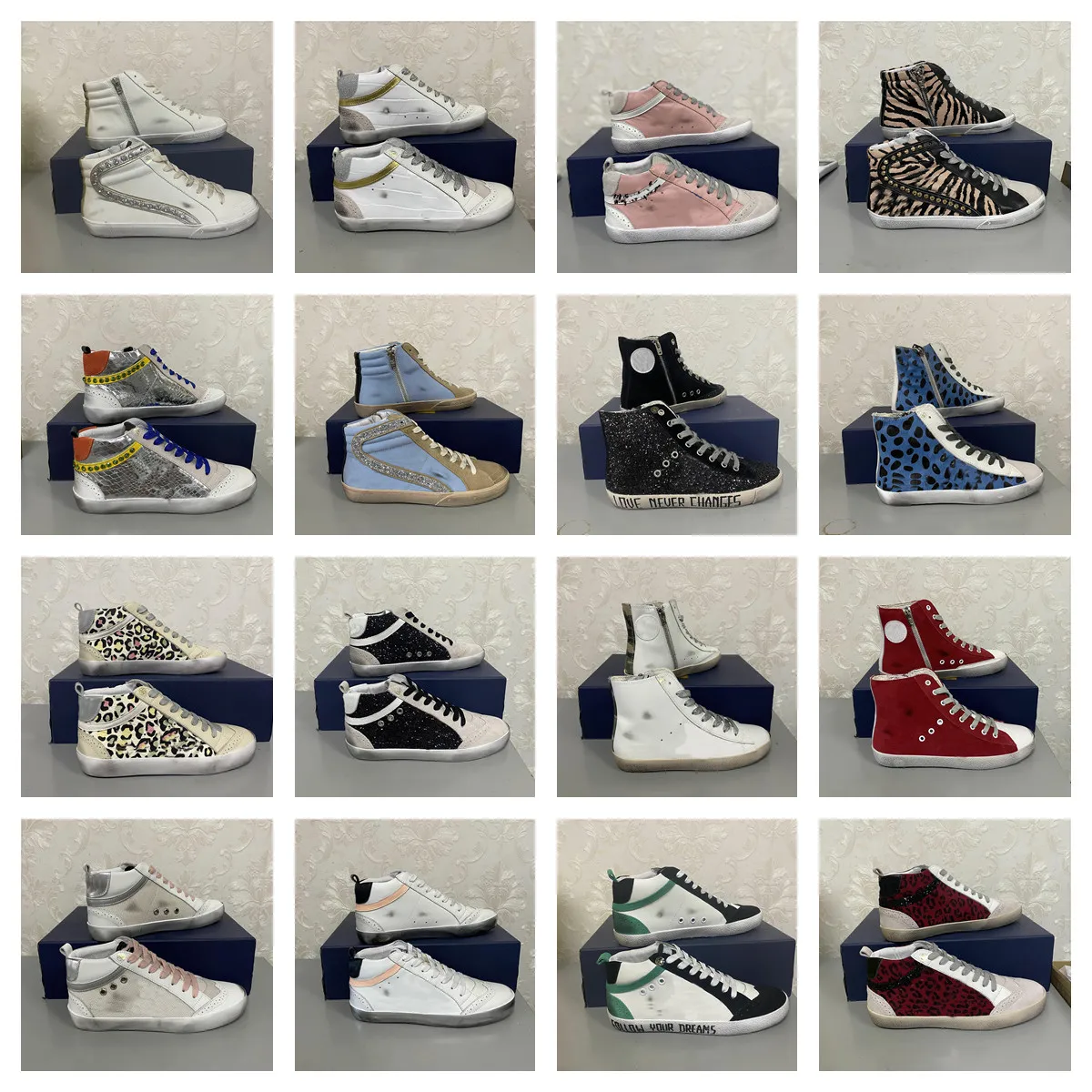 

Classic 2023 goldens gooseitys With Sneaker Box New Do-old Dirty With Designer Shoe Italian Deluxe Brand Leather Glitter Sparkle Ma NATJ # kUfQ, E-08