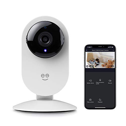 

Glimpse 1080p HD Smart Camera Indoor Home Camera No Hub Required Motion Detection Camera Smart Camera Works with Amazon Alexa and Home, Re