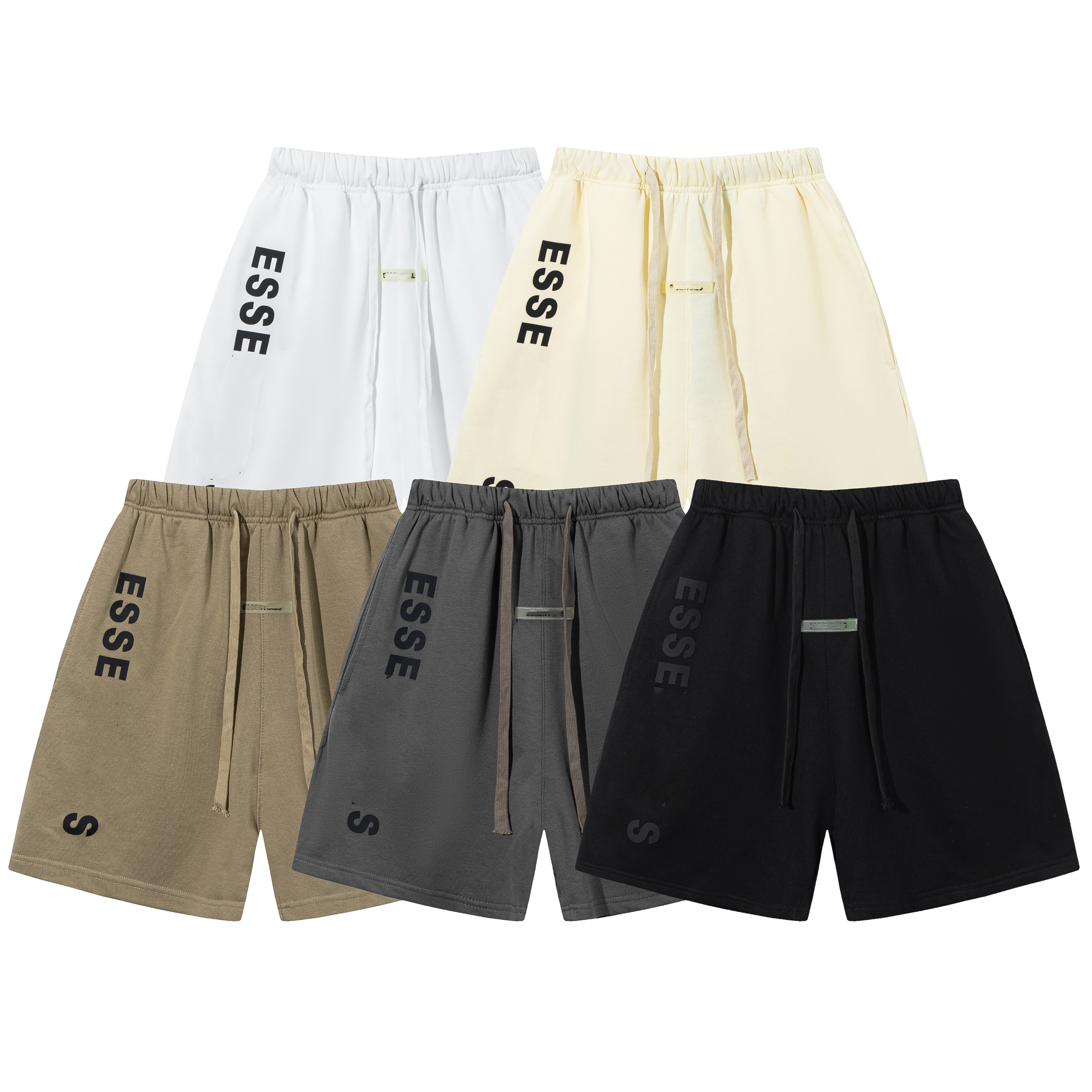 

essentail Mens Summer Casual essen Short Pant Newest Men Fashion Hip Letter Print Pants Trousers Mens Women Multicolor Trendy Shorts Loose Joggers, As shown