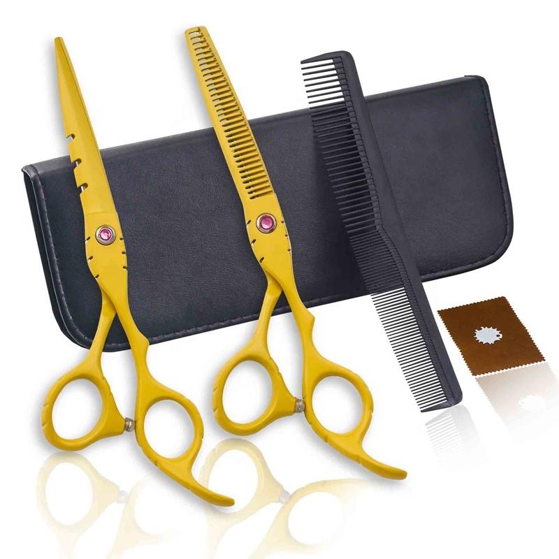 

Hair Scissors 6 Inch Professional Barber Accessories Set Trimming Cutting Shears