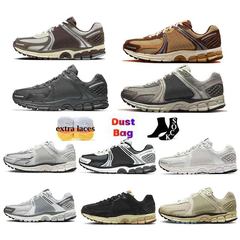 

Designers Mens Running Shoes Women Mans Trainers Wheat Grey White Black Brown Desert Vomero5 Breathable Running MX Mens Sneakers Casual Basketball Shoes Size 36-45, Dark gray