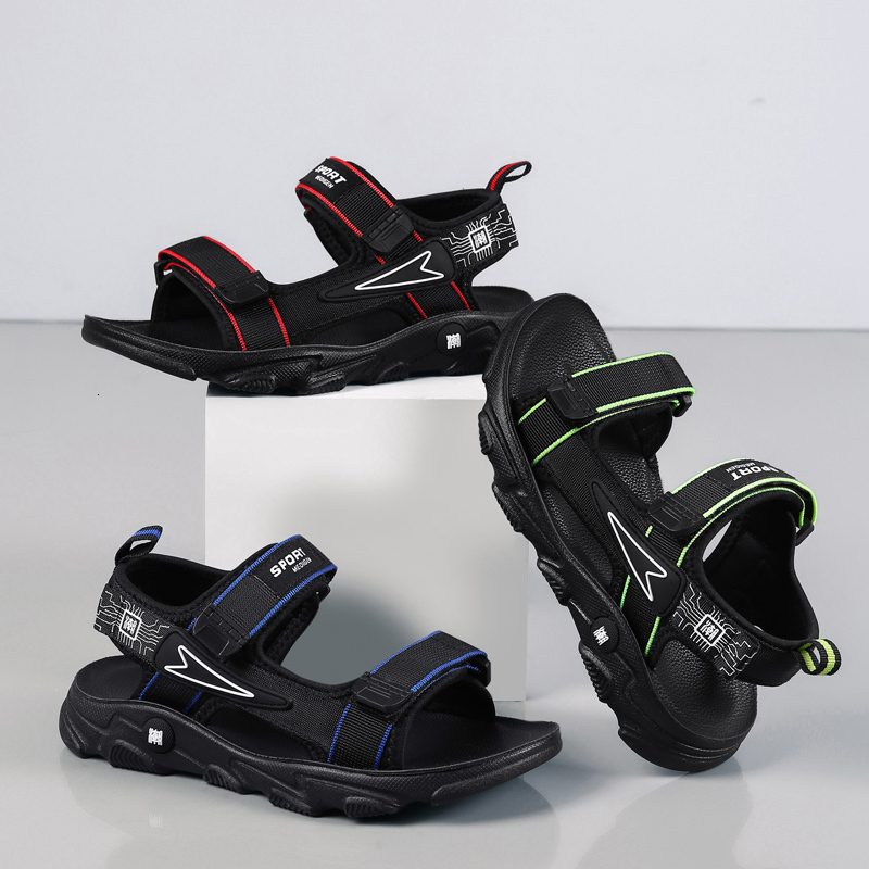 

Sneakers Kids Sandals Summer Boys Girls Beach Shoes Outdoor Sneakers Sandals Anti-skip Non-slip Casual Sandals for Kids 230410, 810green