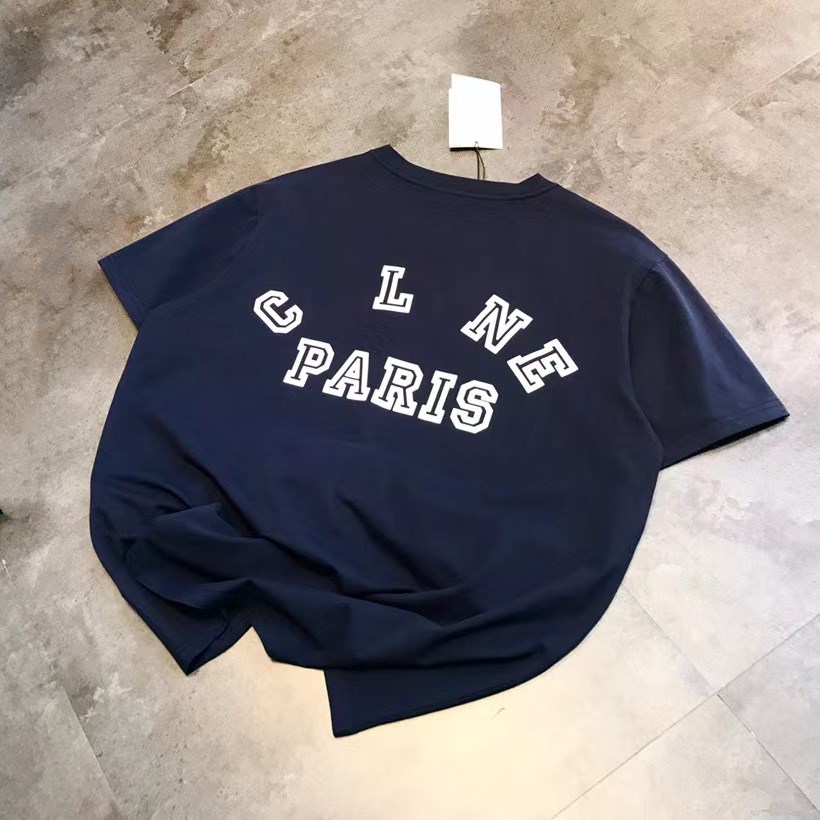 

Classic Designers Women's Mens T Shirts Tees Short Sleeves Printing Short Sleeved Shirt Pink Letters Fashion Lovers Couples dress Casual Top Clothes, Dark blue