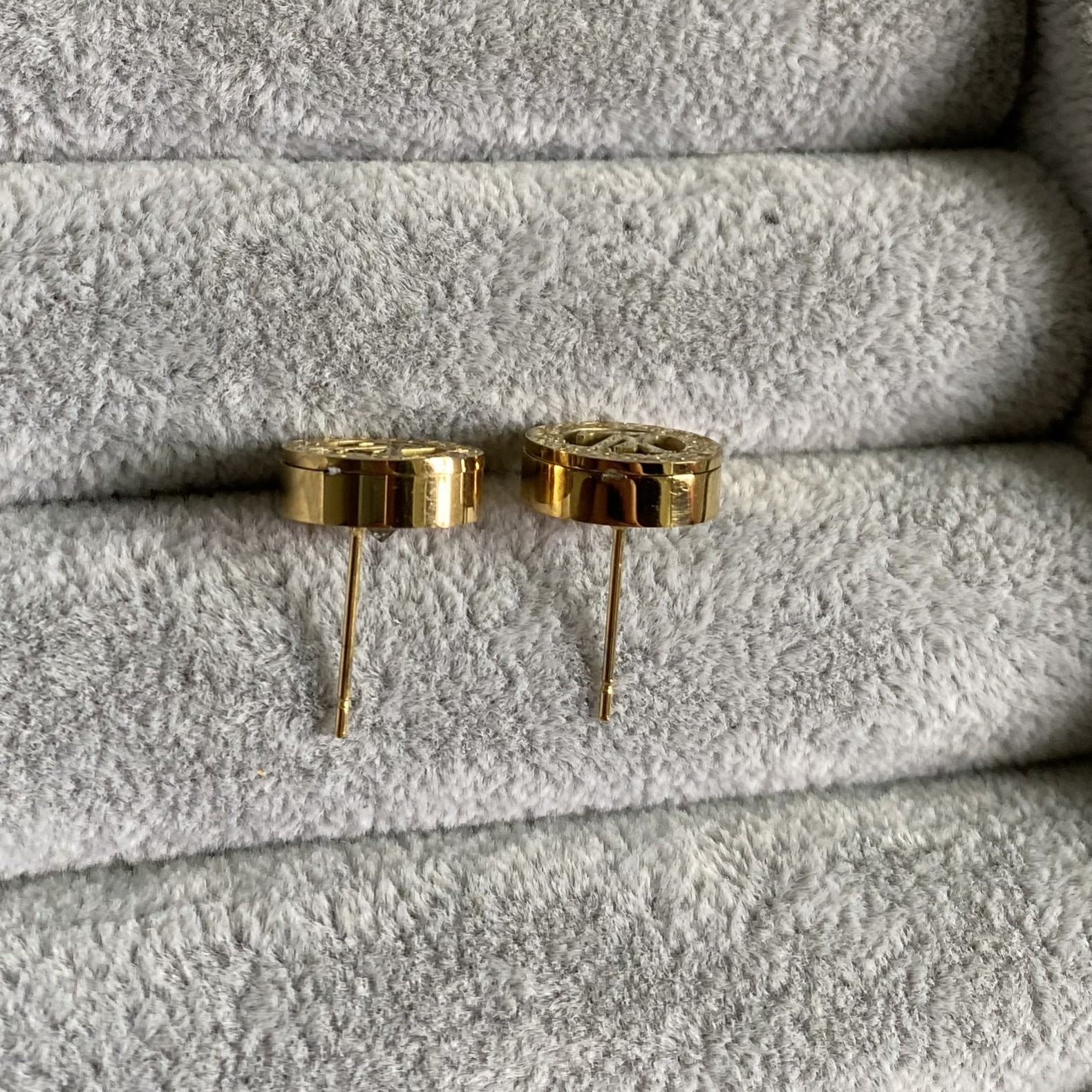 

Original design boy men diamond stud Earring 18k rose Gold Silver hollow letter studs Earrings Women girl Wedding Party Jewelry never fade