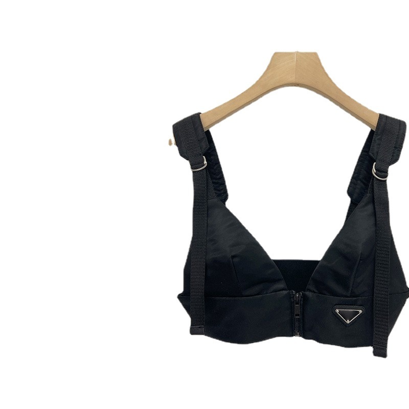 

Camisoles Tanks Women  Sexy Sling Spring and Summer Tube Top All match Bra Cup Vest 230410, Black