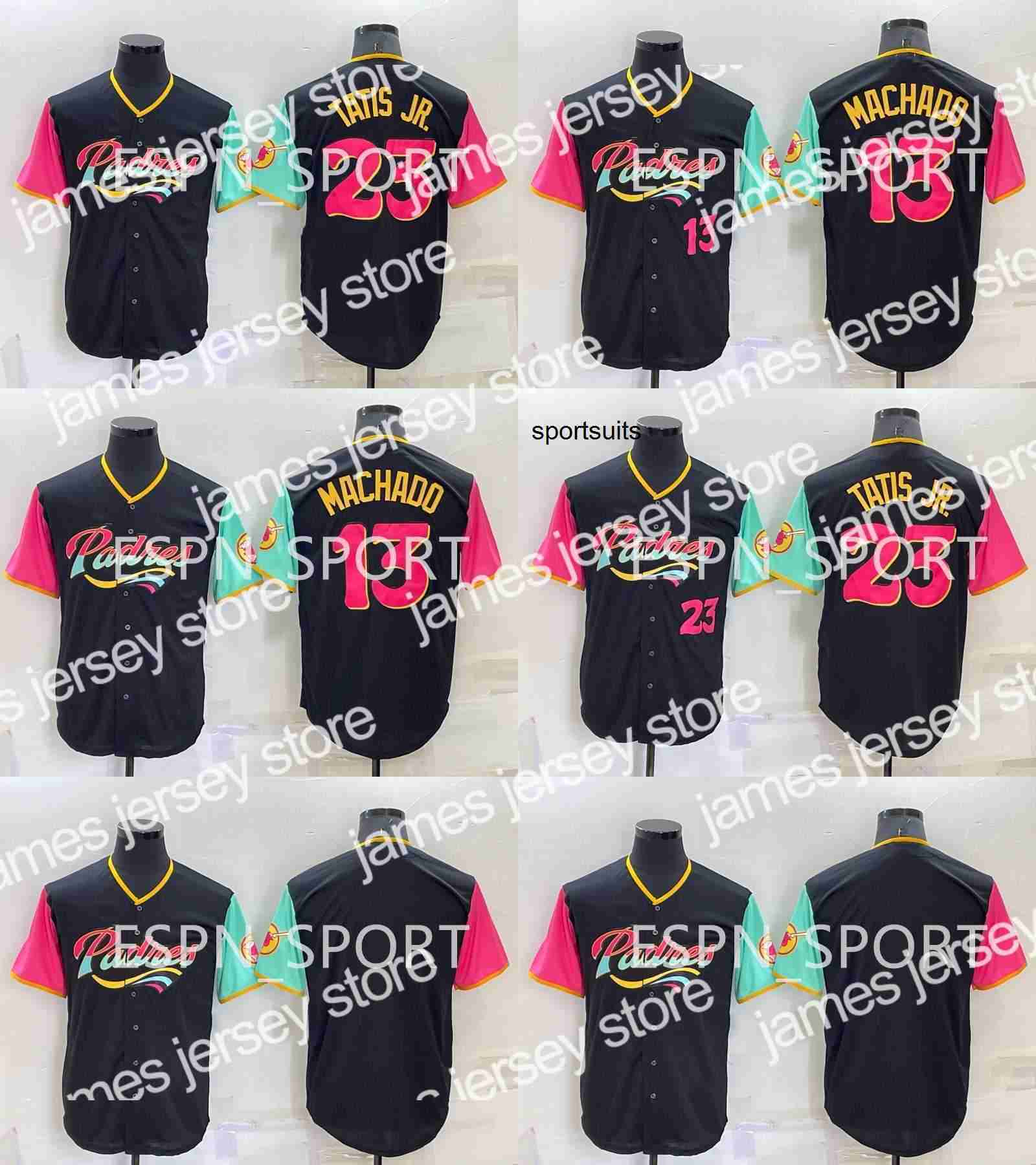 

Baseball Jerseys Fernando Tatis Jr. 2022 Padres Jersey Black City Connect Manny Machado Joe Musgrove Mike Clevinger Wil Myers Jorge Alfaro Trent Grisham Yu, Flex base mens 2