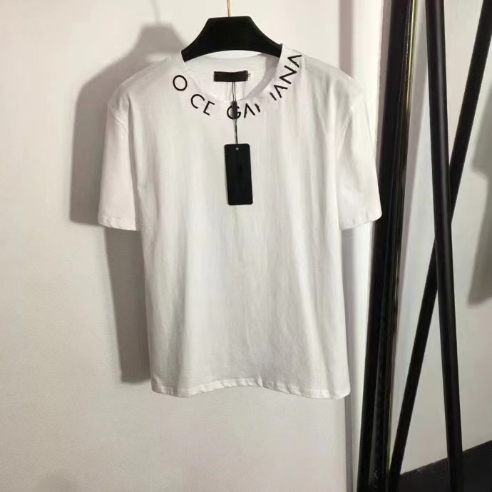 

23 Designers T-shirts Women Tees Apparel Casual Chest Letter Print Short style Crop Short Sleeve T-shirt White Black Tops Europe blouses Clothing top White sweater SML