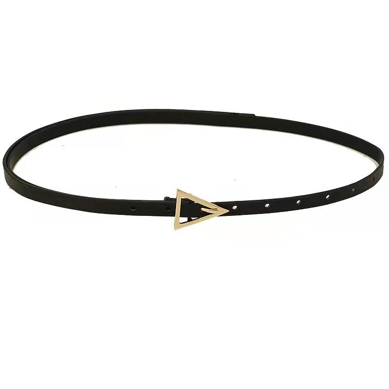 

Belts Slim Coat Korean Version Simple All-match Sweater Ladies Short Skirt Brown Small BeltBelts, Black