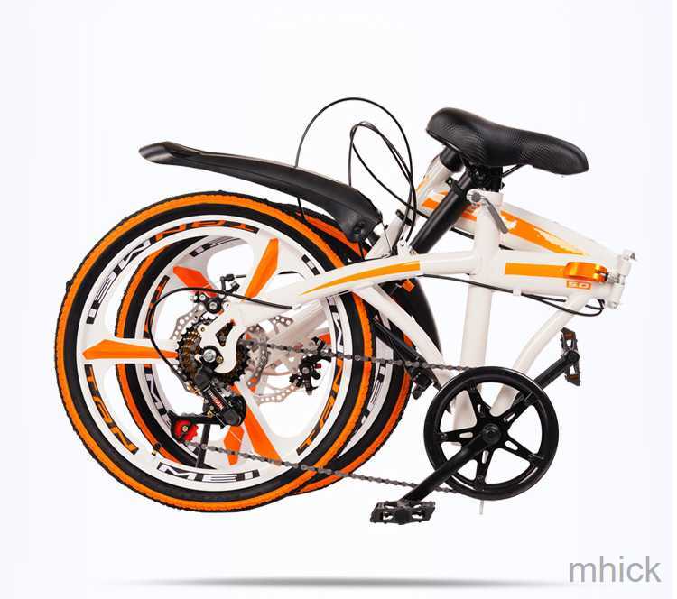 

Bike Pedals 20 inch double disc brake folding bicycle roadmountain bike city variable speed foldable bicycle new 2022 M230409