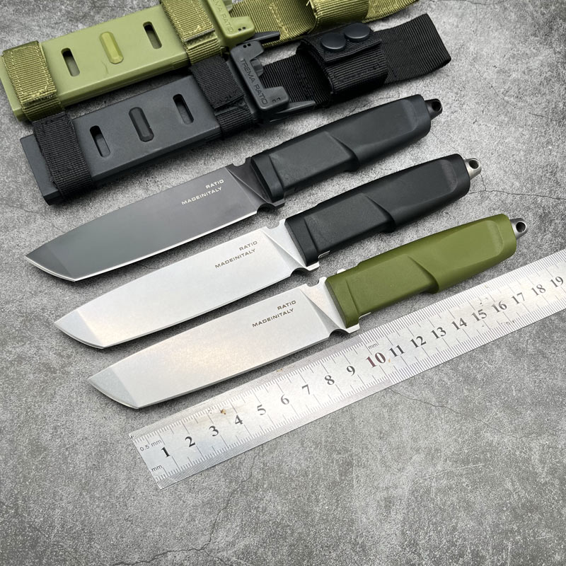 

Extrem GIANT MAMBA Fixed Blade N690 Knife with sheath Outdoor Camping Hunting Survival military Tactical gear Portable self defense Straight Knives