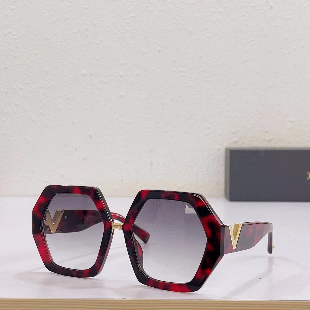 

New Fashion Design Round Sunglasses VA4053 Acetate Fiber Frame Fashion Show Styling High end Fashion Style Outdoor UV400 Protective Glasses