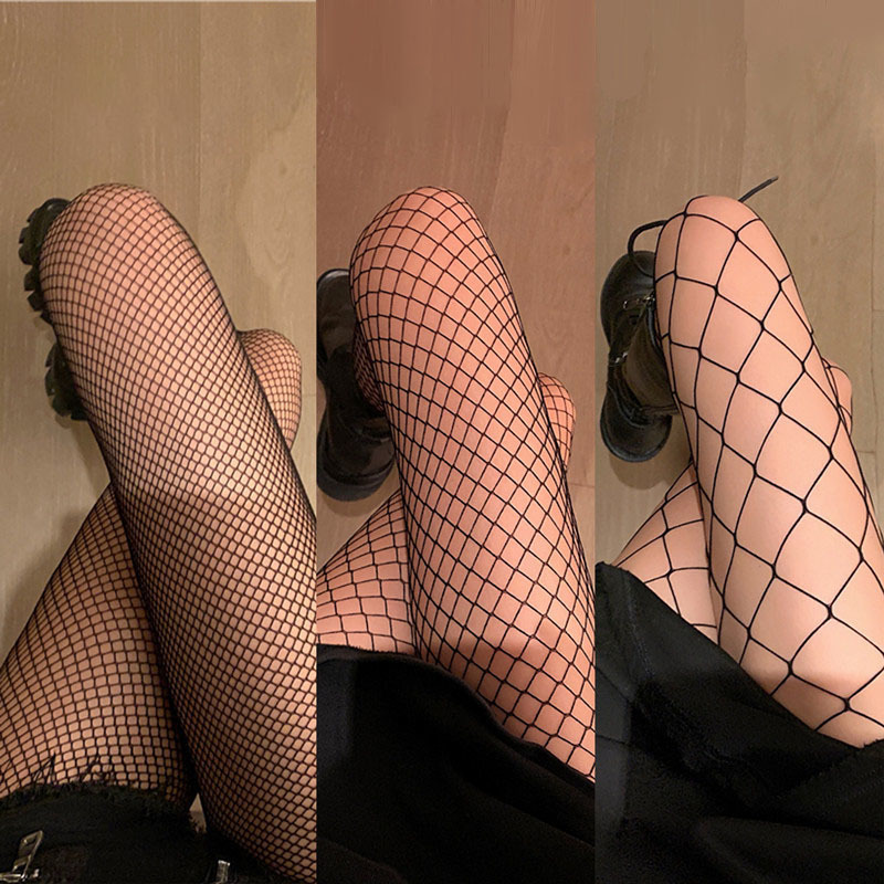 

Sexy Sock s Long Fishnet Thigh Stockings Pantyhose Tights Female Summer Legging Stocking 220410
