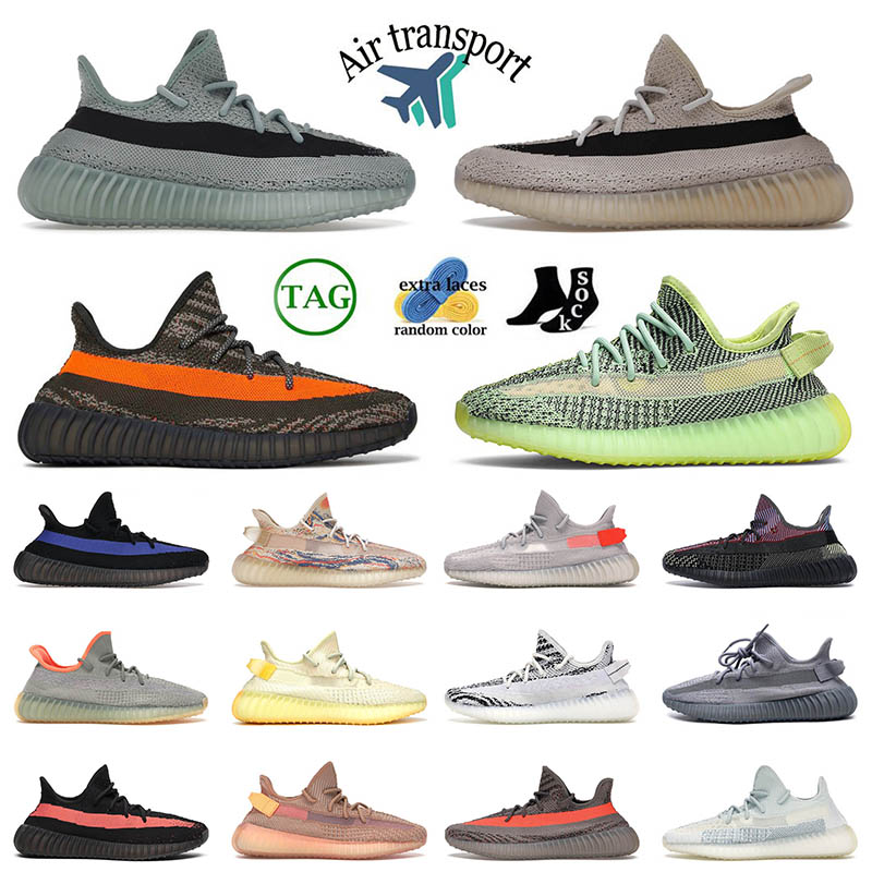 

2023 mens women running shoes designer sports snekaers Jade Ash Slate Beluga Bone Core Carbon Cinder Cream men trainers jogging runners Size us 13