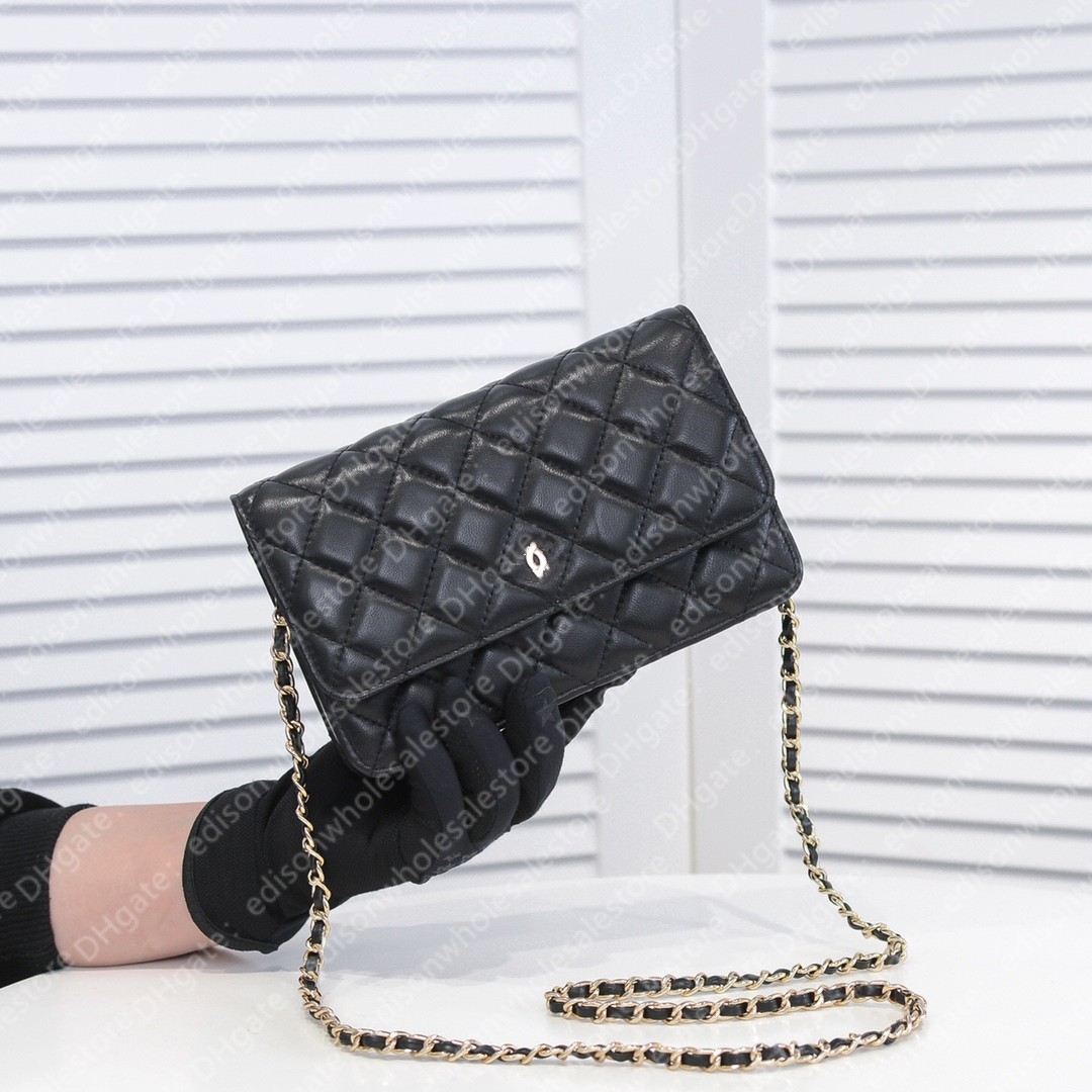 

Shoulder bag luxuries designer women bag tote bags custom brand handbag Women's leather gold chain crossbody black cattle