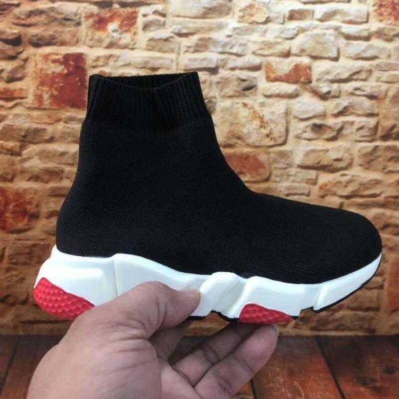 

2023 Toddler Designer Speed Trainer Casual Shoes For Sale Lace Up Fashion Flat Socks Men Women Runner Sneakers, 10