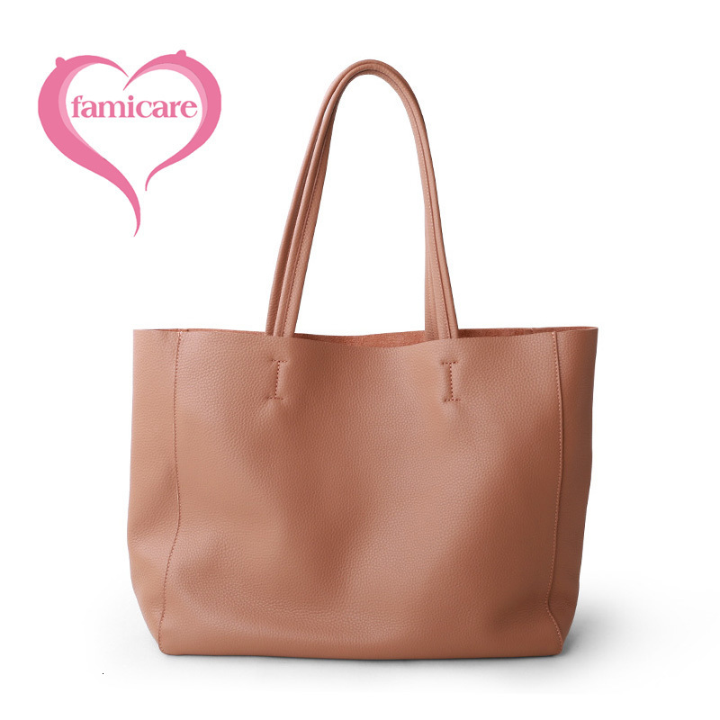 

Evening Bags Women Tote Bag Luxurious Genuine Leather Handbag Female Soft First Layer Cowhide Leather Shoulder Bag for Colleague Girls 230410, Caramel 28cm