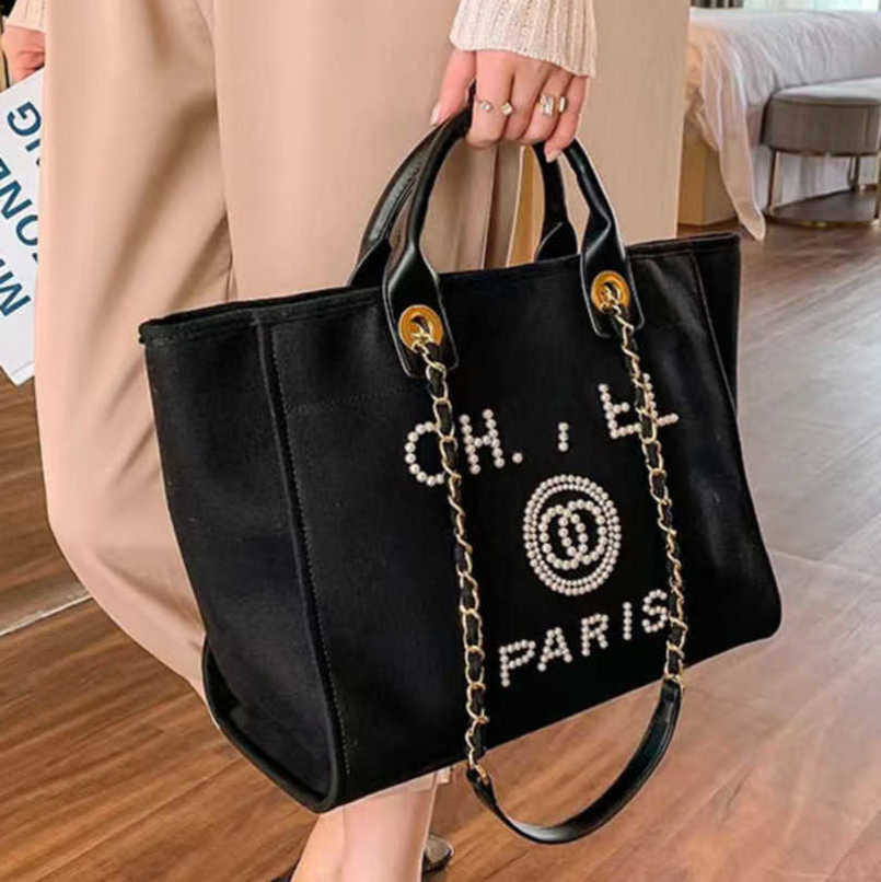 

Women's Channel Luxury Evening Bags Fashion Brand Handbag Classic Canvas Beach Bag Designers Large Backpacks Capacity Small Chain Packs Big Shopping Handbags Vxpb