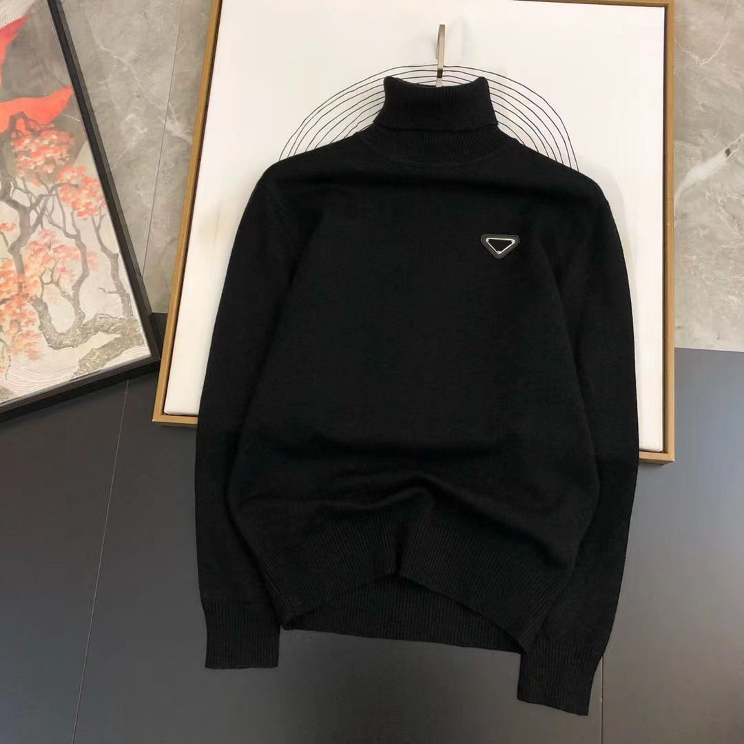 Sweater mens designer sweater Luxury man Sweaters Long Sleeves Knitted Jumper Fashion turtleneck casual Sweatshirts High Quality womens Clothes Asian Size M-XXXL