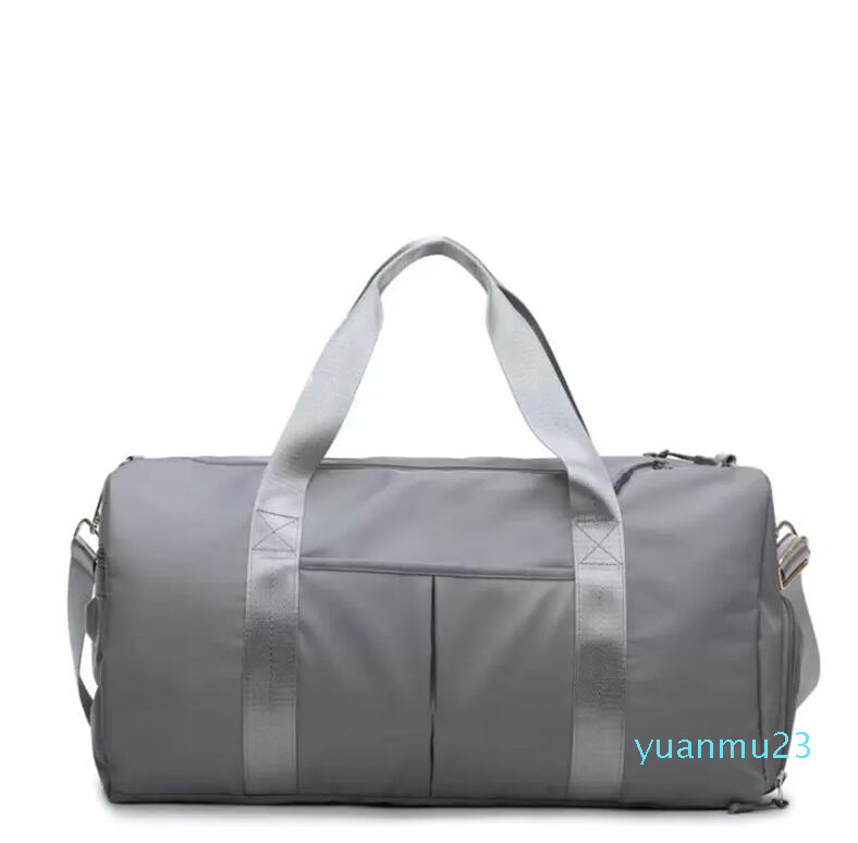 

Multifunction Nylon Secret Storage Yoga Gym Large 23 s Unisex Travel Waterproof Casual Beach Exercise Luggage Bags 15 Colors309H, #1 light grey
