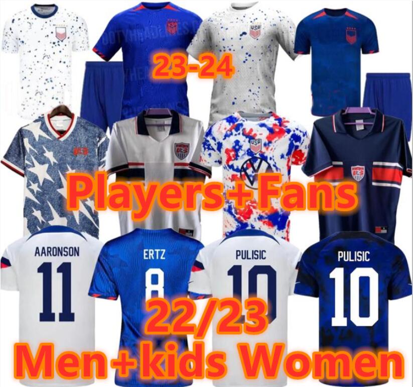 

2023 Rose Lavelle PULISIC Soccer jerseys Players Fans USWNT Megan Trinity Rodman Alex Morgan Team UsAs Alex Morgan Lindsey Horan Sophia Smith Mallory Pugh Shirt Ertz, Adult