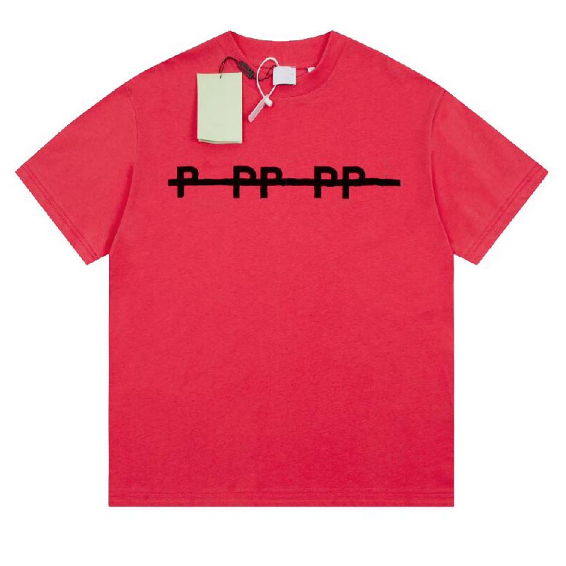 

23SS Women Mens Designers T Shirts Tshirts Fashion Animal Letter Printing Short Sleeve Lady Tees Luxurys 100% Cotton Womens Casual Clothes XS-L, Red