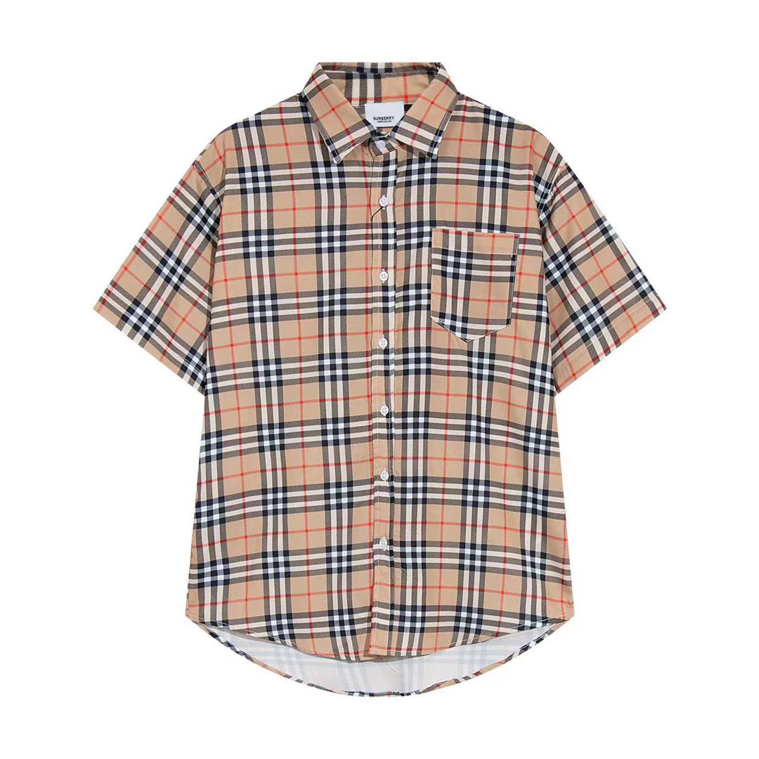 

Polo Sport Shirt Womens Design Sense Small Market Mens Shirts New Shirt Retro Plaid Casual Short Sleeve Top, Customize