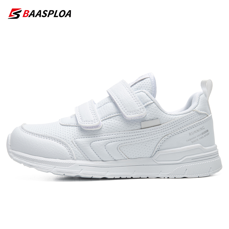 

Sneakers Baasploa Children Skate Shoes Leather Sneakers Casual Kids Lightweight Walking Skateboarding Shoes Boys Girls Non-Slip 230410, 431502-ba