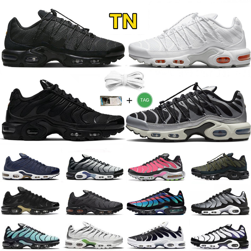

tn plus mens running shoes tns Toggle Utility Triple White Black REFLECTIVE Fire Ice FULL GRADIENT Fr. Football Federation Men Women Trainers Sports Sneakers, Color#36
