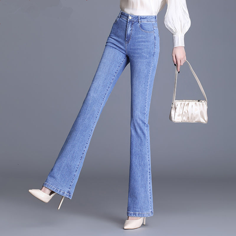 

Women s Jeans 2023 Spring Summer Women Casual Flare Pants Fashion Ladies High Quality Woman Blue 230410, 106